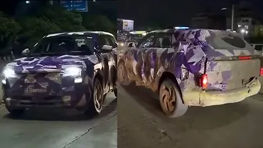 Mahindra BE.07 Spied Again: Three-screen Setup Confirmed