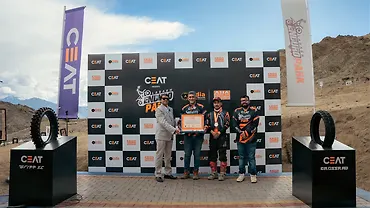 CEAT Ladakh Enduro Park Sets India and Asia Book of Records