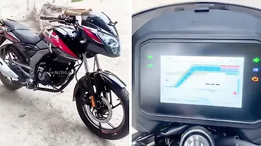 Upcoming Bajaj Pulsar 125 spotted with TFT display
