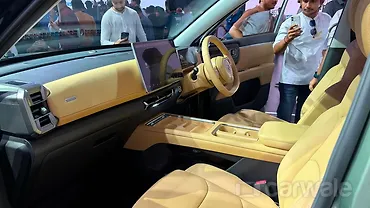 MG Hector Tomahawk EV Dashboard