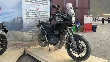 Royal Enfield Himalayan 750 Showcased in India
