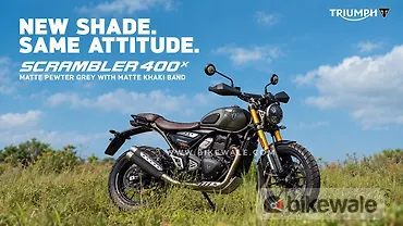 Triumph Scrambler 400 X Gets New Colour Option