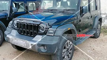 Updated Mahindra Thar Roxx Spotted nearly Undisguised
