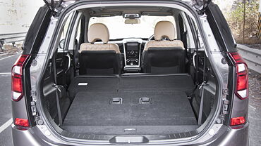 Mahindra XUV500 Bootspace Second and Third Row Folded
