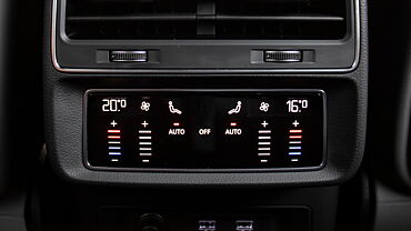 Audi Q8 Rear Row AC Controls