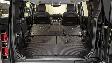 Discontinued Land Rover Defender 2020 Bootspace Second and Third Row Folded