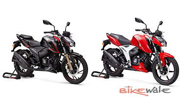 Bs6 Tvs Apache Rtr 0 4v And Rtr 160 4v Models Launched Bikewale