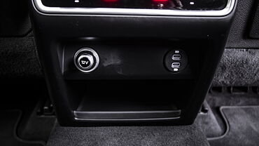 Porsche Cayenne Coupe Rear Row Charging Point