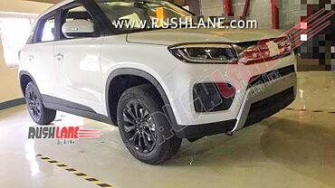 Facelifted Maruti Suzuki Vitara Brezza spied undisguised