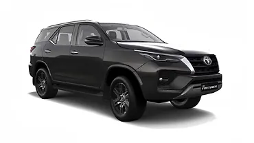 टोयोटा फ़ॉर्च्यूनर ठीक सामने तीन चौथाई