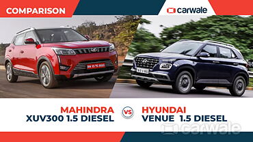 Hyundai Venue 1.5-litre diesel Vs Mahindra XUV300 1.5-litre diesel: Spec Comparison