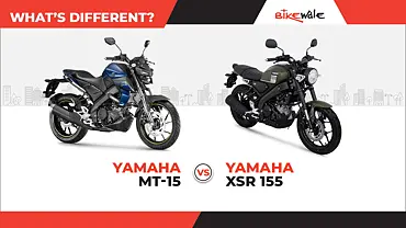 Yamaha Mt 15 Vs Yamaha Xsr 155 What S Different Bikewale