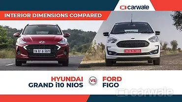 Hyundai Grand i10 Nios vs Ford Figo: Interior dimensions compared