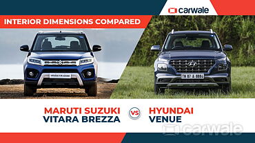 Maruti Suzuki Vitara Brezza vs Hyundai Venue: Interior dimensions compared