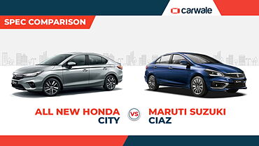 Spec comparison: All-New Honda City Vs Maruti Suzuki Ciaz