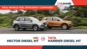 MG Hector vs Tata Harrier Diesel MT: real-world fuel efficiency compared