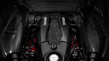 Ferrari F8 Tributo Engine Shot