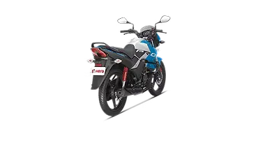 Hero Old Generation Passion Pro 2018 Right Rear Three Quarter