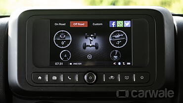 Thar Infotainment System Image, Thar Photos in India - CarWale