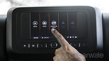 Thar Infotainment System Image, Thar Photos in India - CarWale