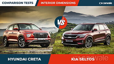 Hyundai Creta vs Kia Seltos: Interior Dimensions compared