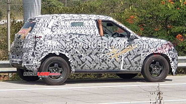 Production-ready Citroen sub-four metre SUV spied