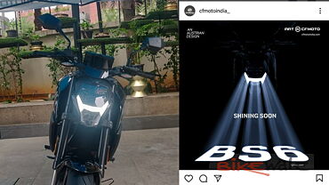 CFMoto 300NK BS6 teased ahead of India launch