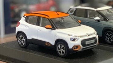 Citroen C3 leaked as a scale model ahead of debut