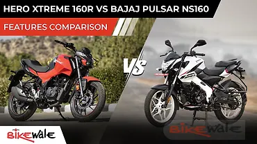 Hero Xtreme 160r Vs Bajaj Pulsar Ns160 Features And Specification Comparison Bikewale