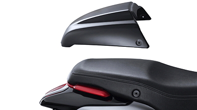 bajaj v15 pillion seat cover