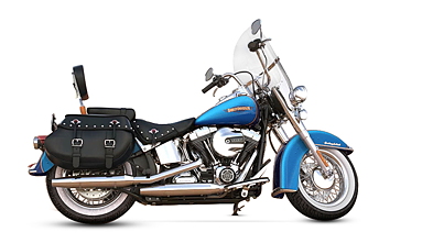 HongK Leve del cambio in alluminio cromato con teschio per Harley Davidson Heritage Softail FLST dal 1986 in poi 