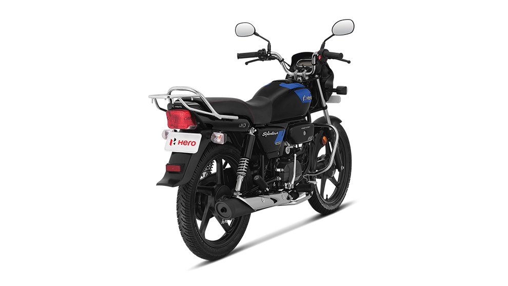 Hero Splendor Plus Xtec Right Rear Three Quarter