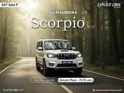 Second Hand महिंद्रा स्कॉर्पियो S11 Diesel Turbo Manual 7 STR in कोलकाता