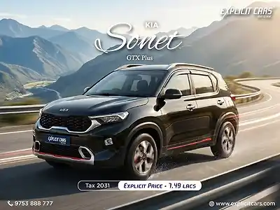 Second Hand किआ सोनेट gtx प्लस 1.0 आईएमटी in कोलकाता