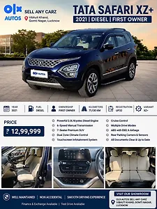 Second Hand Tata Safari XZ Plus in Lucknow Second Hand Tata Safari XZ Plus in Lucknow
