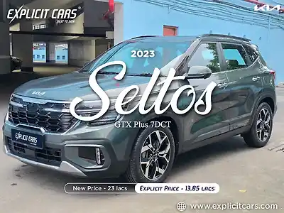 Second Hand किआ सेल्टोस GTX Plus 1.5 Turbo Petrol DCT Dual Tone [2023-2024] in कोलकाता