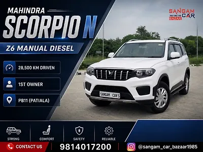 Second Hand Mahindra Scorpio N Z6 2WD Diesel 2.2L Turbo Manual 7 STR [2023-2026] in Jalandhar