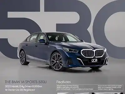 2025 बीएमडब्ल्यू 5 सीरीज़ 530Li Petrol 2.0L Turbo Automatic Aluminium Satinated 1