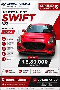 2024 Maruti Suzuki Swift VXi Petrol Manual 1 2024 Maruti Suzuki Swift VXi Petrol Manual 1