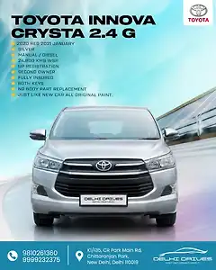 2021 Toyota Innova Crysta G 2.4 7 STR 1