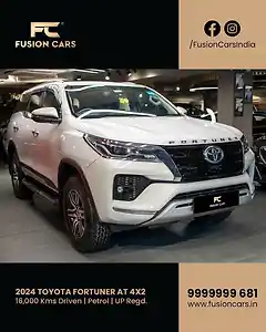 2024 टोयोटा फ़ॉर्च्यूनर 4x2 2WD Petrol 2.7L Automatic 1 2024 टोयोटा फ़ॉर्च्यूनर 4x2 2WD Petrol 2.7L Automatic 1