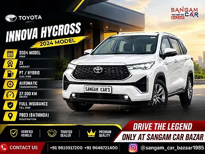 2024 Toyota Innova Hycross ZX Hybrid (Electric + Petrol) Automatic (e-CVT) 7 STR 1 2024 Toyota Innova Hycross ZX Hybrid (Electric + Petrol) Automatic (e-CVT) 7 STR 1