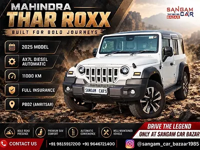 2025 Mahindra Thar Roxx AX7 L 2WD Diesel 2.2L Turbo Automatic 1 2025 Mahindra Thar Roxx AX7 L 2WD Diesel 2.2L Turbo Automatic 1