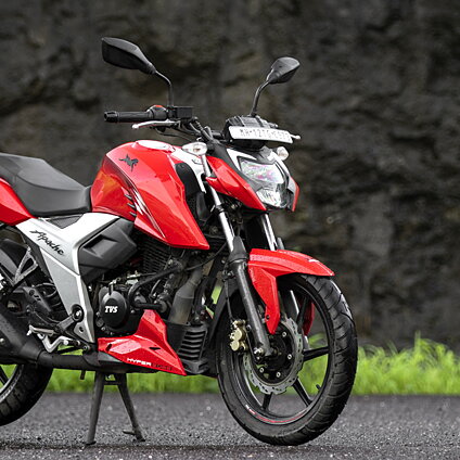 Images Of Tvs Apache Rtr 160 4v Photos Of Apache Rtr 160 4v Bikewale