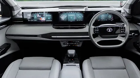 Tata Sierra EV Dashboard