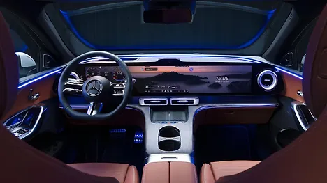 Mercedes-Benz GLC EV Dashboard