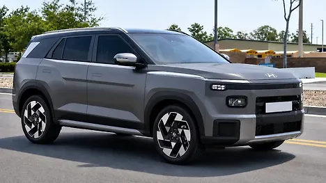 हुंडई Next-gen Creta ठीक सामने तीन चौथाई