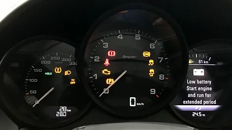 Porsche 718 Instrument Cluster Porsche 718 Instrument Cluster