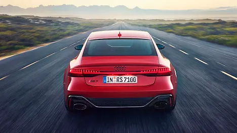 Audi RS7 Sportback Rear View Audi RS7 Sportback Rear View