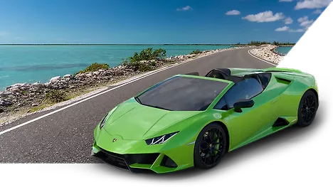 Lamborghini Huracan Evo Spyder Left Front Three Quarter